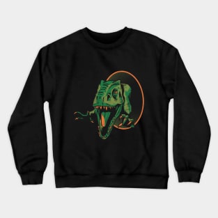 T-rex scary Crewneck Sweatshirt